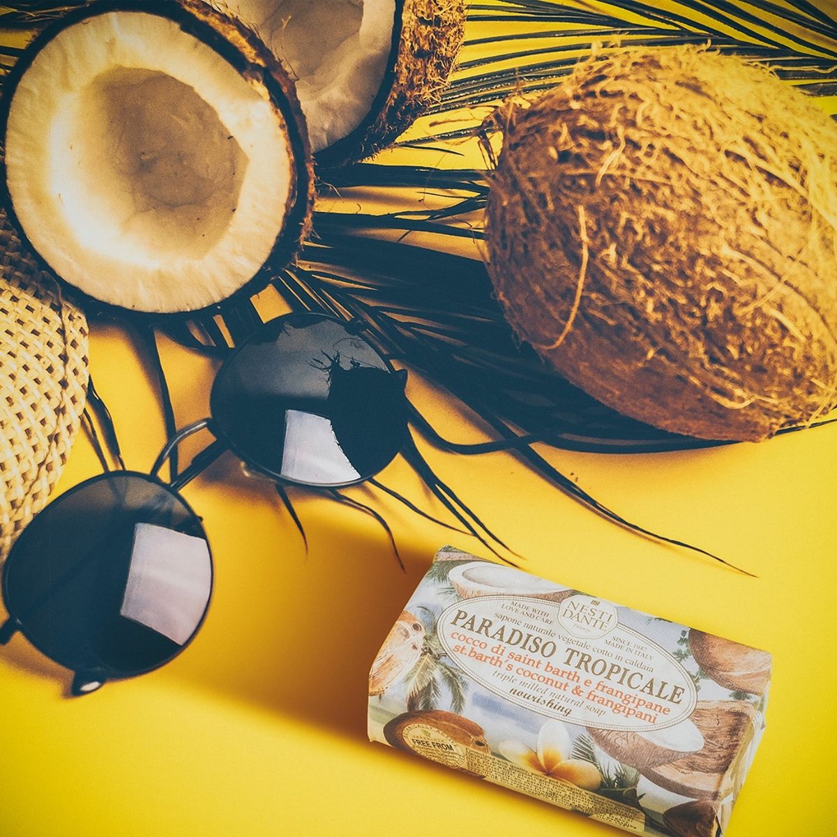 Nesti dante paradiso tropicale coconut frangipani soap 250gr.