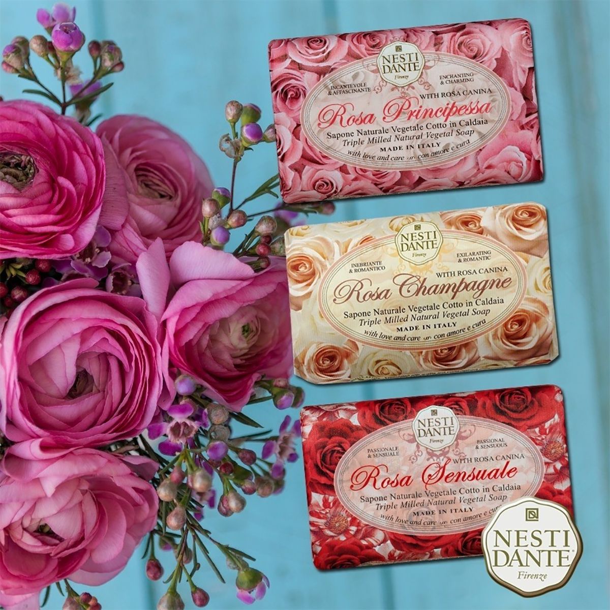 Nesti dante rosa sensual soap 150gr.