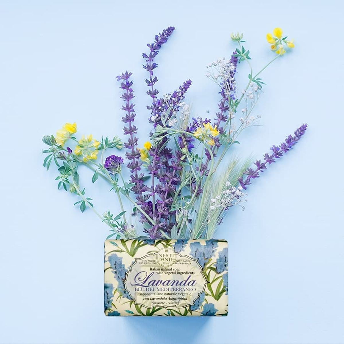 Nesti dante lavanda blu del mediterraneo mýdlo 150g.