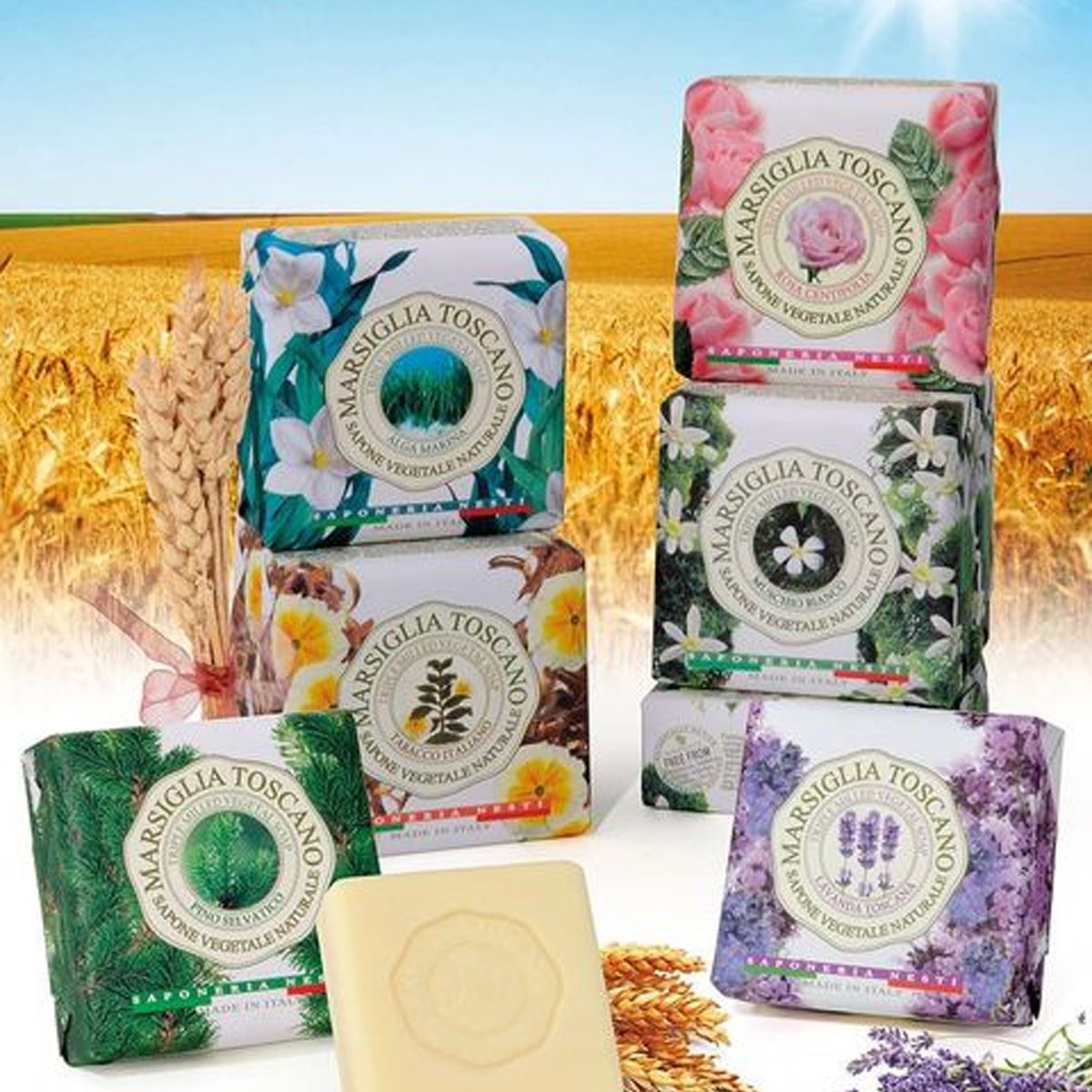 Nesti dante marsiglia toscano rosa centifolia soap 200gr.