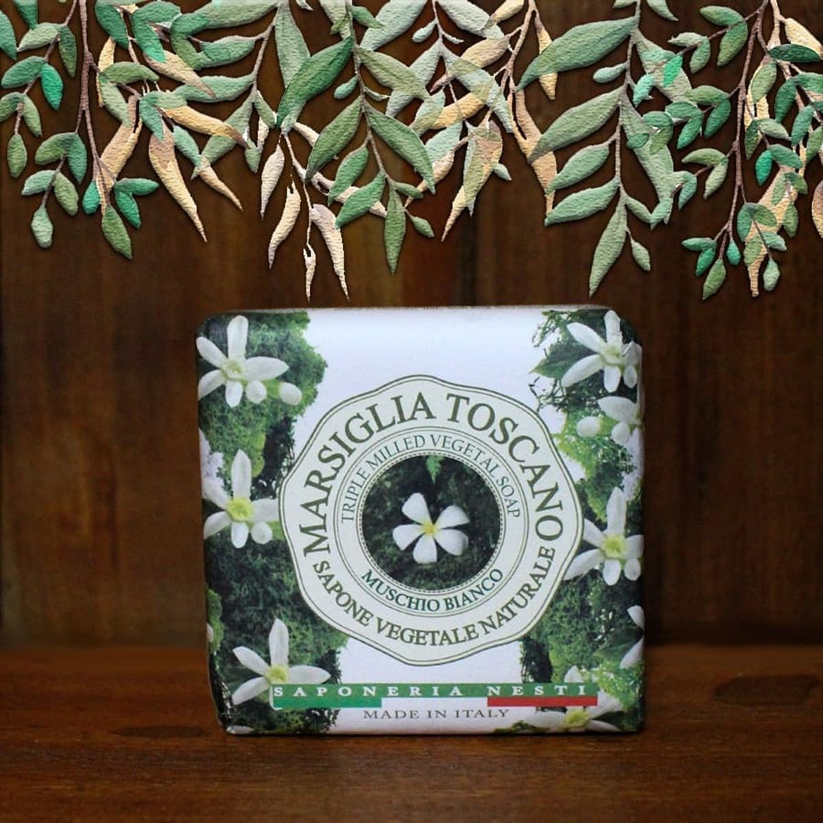 Nesti dante marsiglia sapone toscano muschio bianco 200gr.