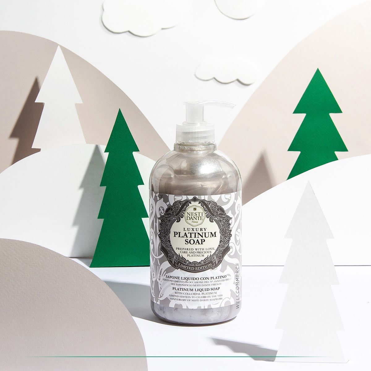 Nesti dante luxury platinum soap pump 500ml