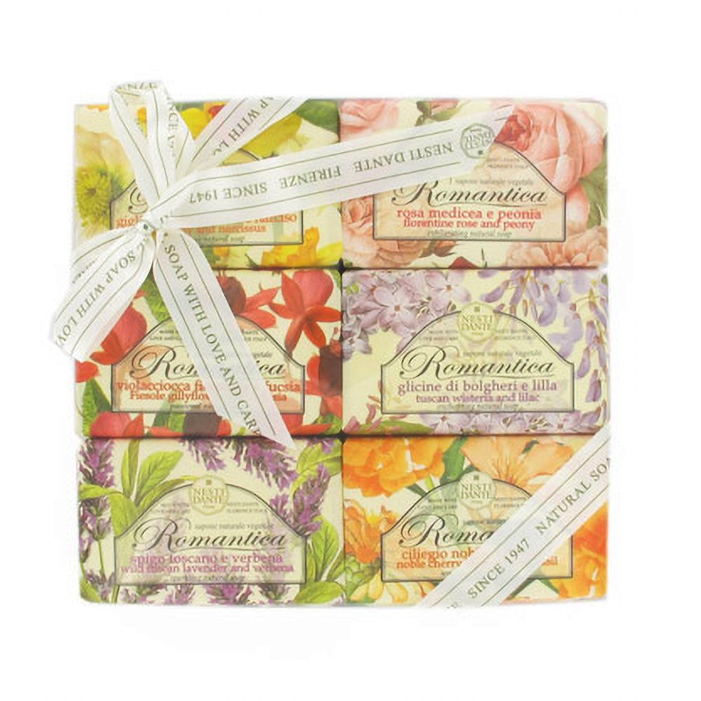 Nesti dante romantica gift set soap 6x150gr.