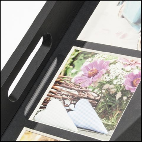 Zep photo tray black w002 for 9 photos