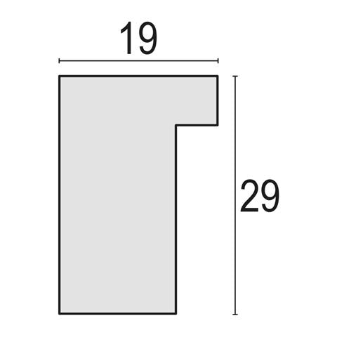 Zep photo frame v5920w niki white 15x15 20x20 cm