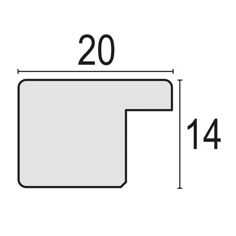 Zep M5736 Fa keret 15x20 cm