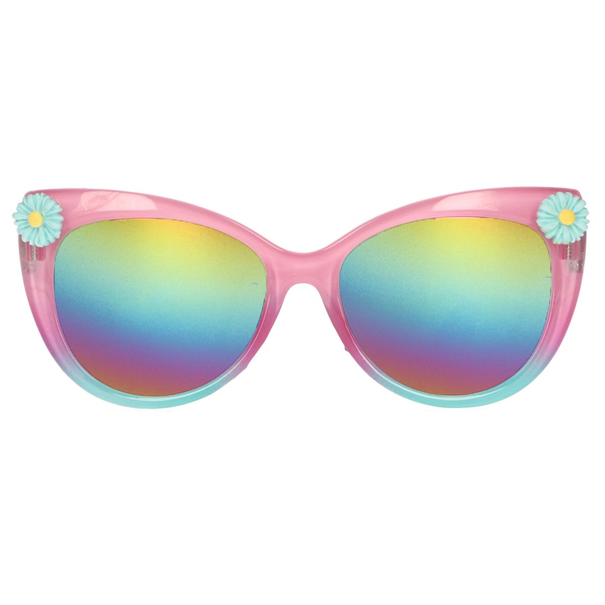 Spectrum solbriller rosa blå blomster jenter