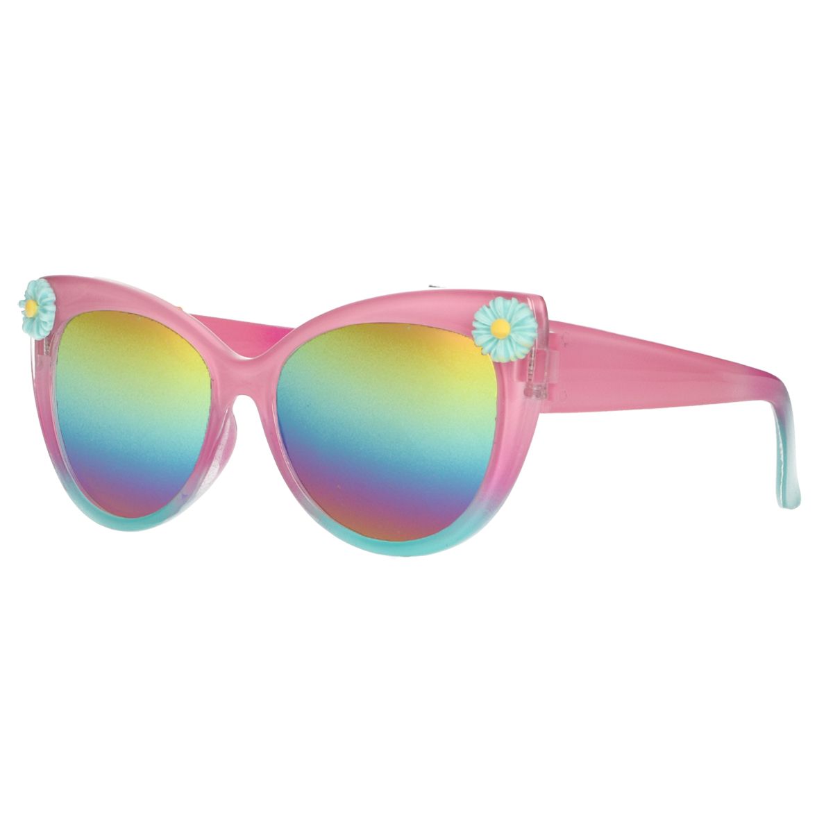 Spectrum solbriller rosa blå blomster jenter