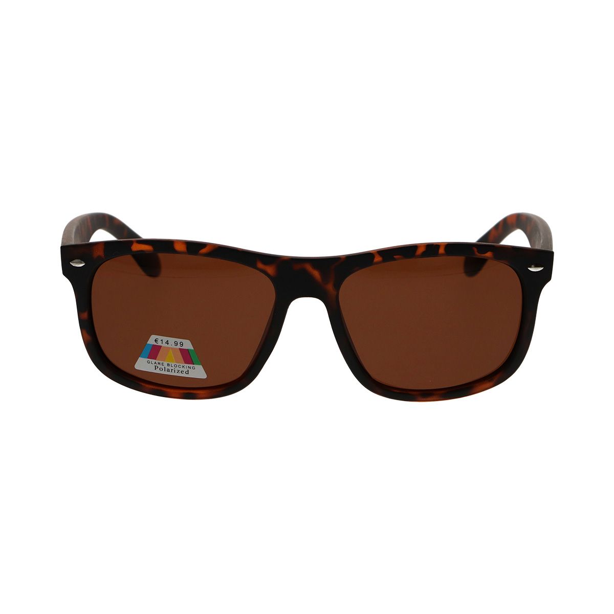 Spectrum polarized zonnebril tortoise bruin dames