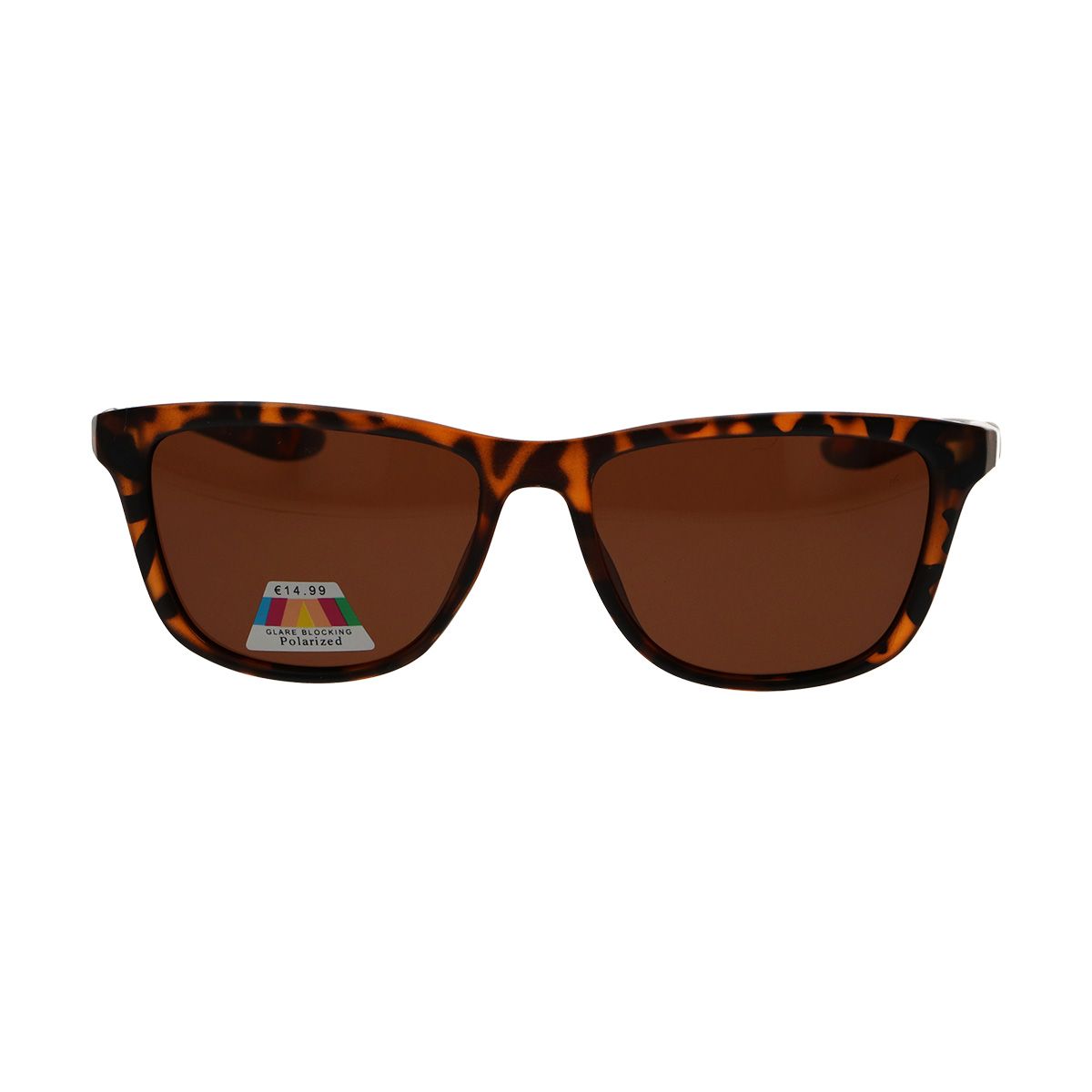 Spectrum polarized sunglasses rectangle tortoise brown ladies