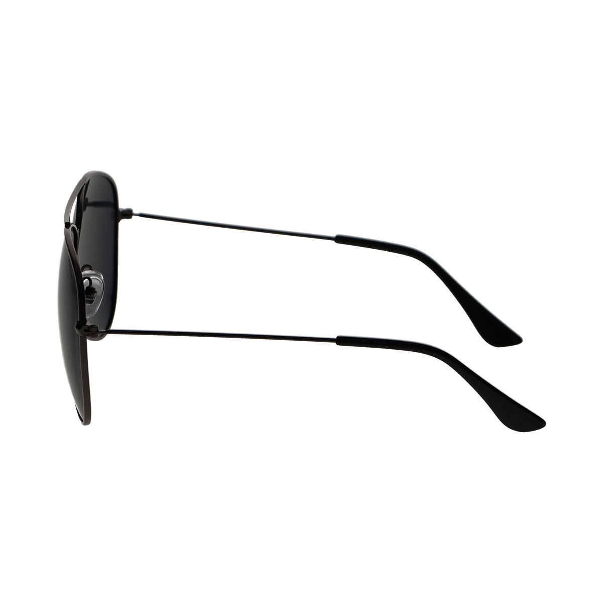 Spectrum polarized sunglasses pilot black gray men