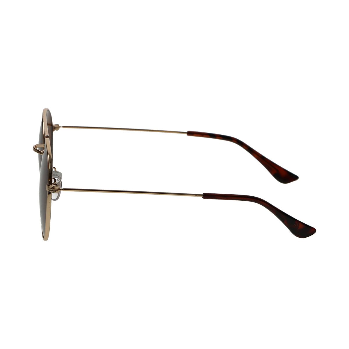 Sončna očala Spectrum okrogla zlato kovinsko rjava uniseks