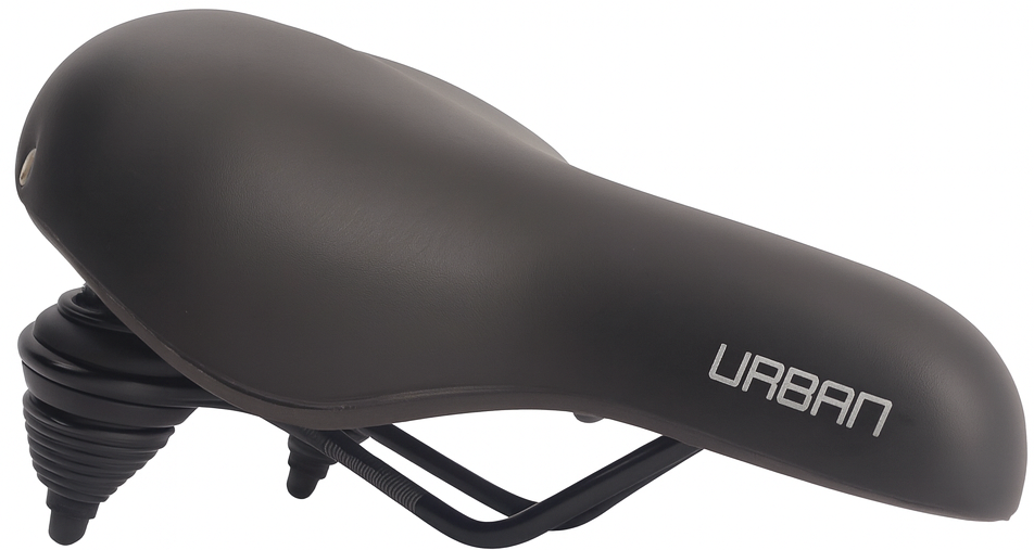 Urban bicycle saddle - black (workshop packaging)