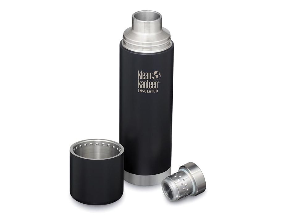 Klean kanteen thermos bottle tk pro - shale black - 1000ml