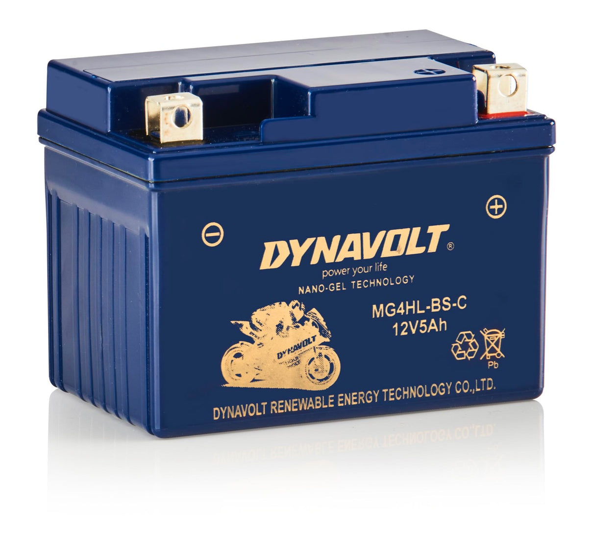 Dynavolt battery mg4hl-bs-c (ytx4l-bs)