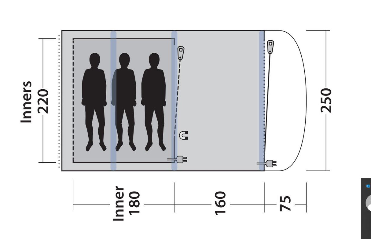 Outwell Lindale 3pa Tent