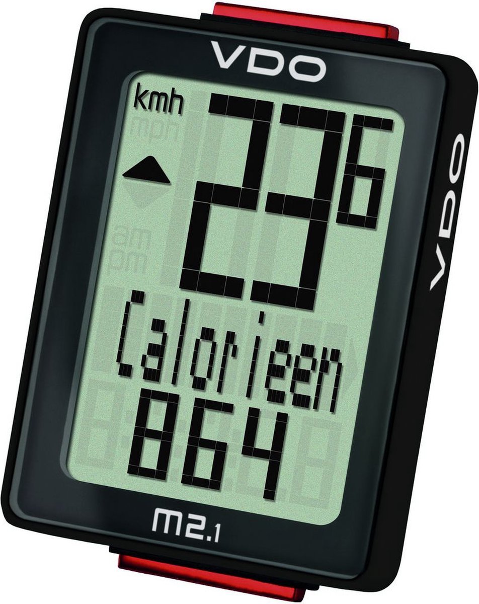 Vo m2.1wr mam Vëlo Computer 8 Funktiounen Drot