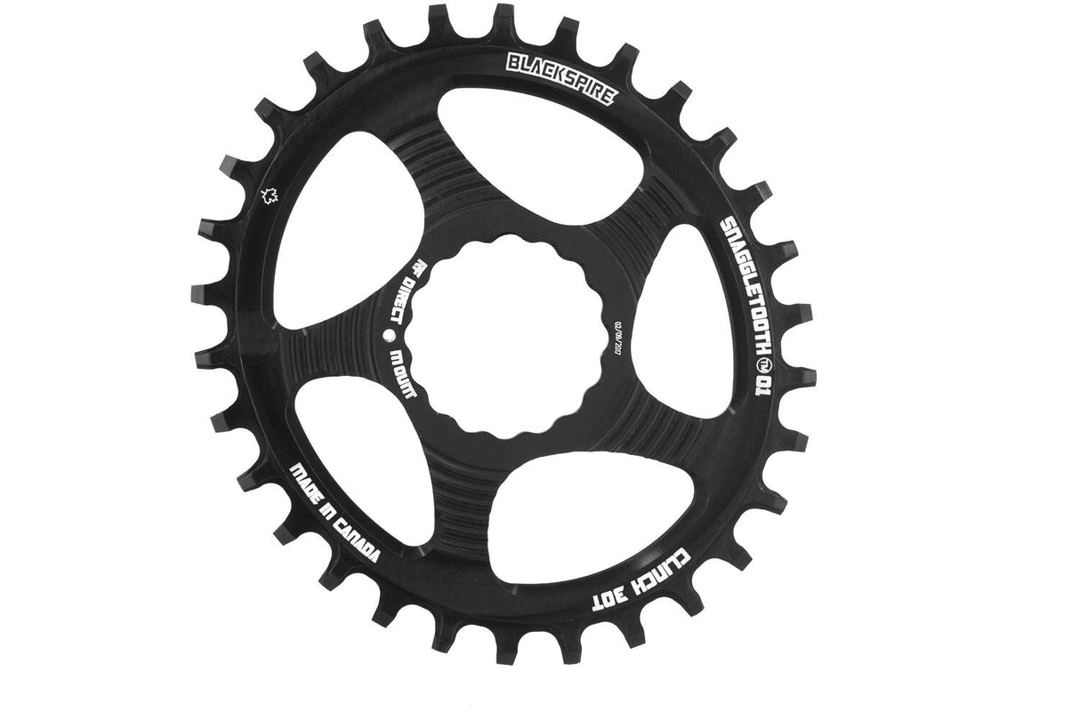 Blackspire Chaining Leaf Snaggletooth Oval Race face Clinch 30 6 mm Offset