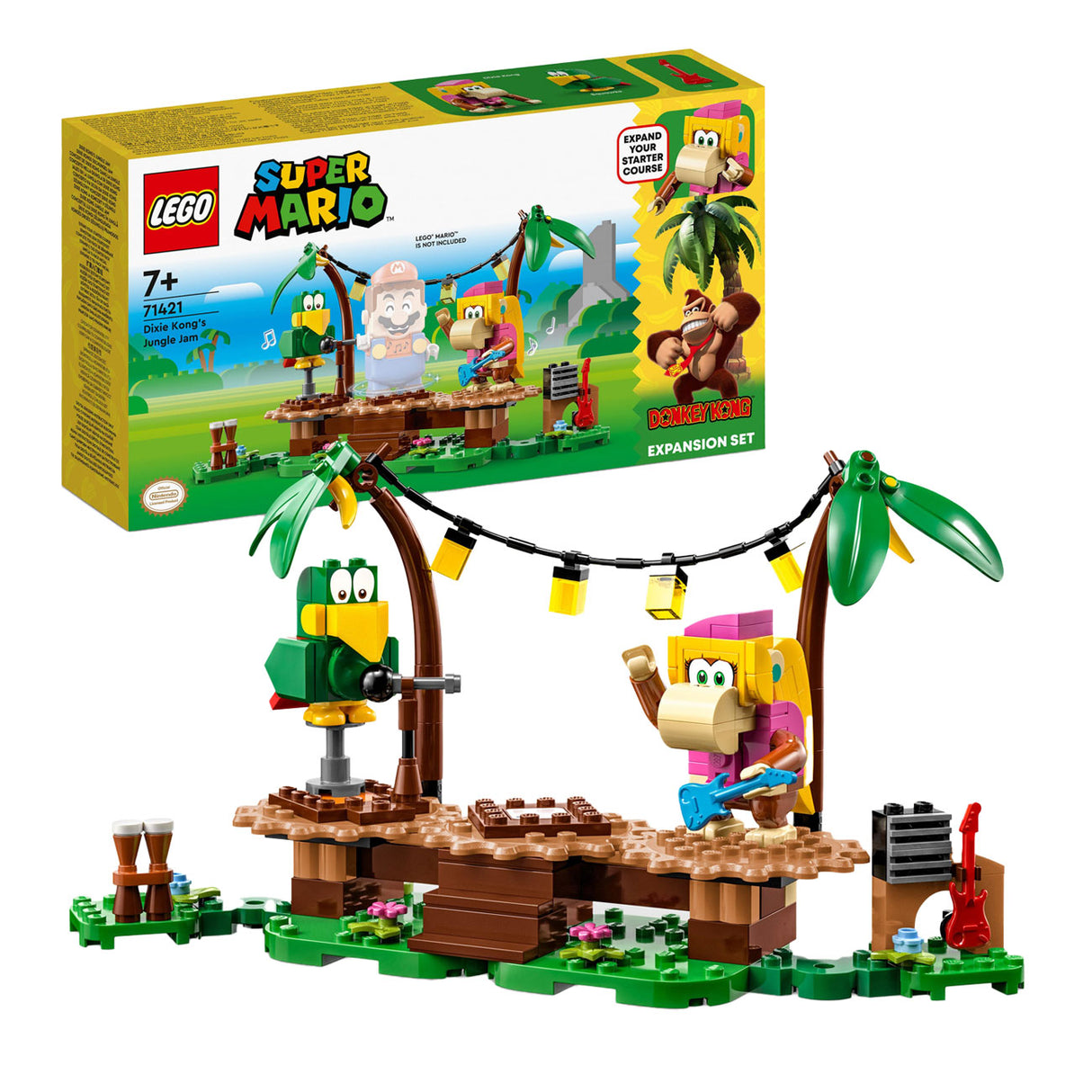 LEGO LEGO SUPER MARIO 71421 Udvidelsessæt: Dixie Kongs Jungleshow