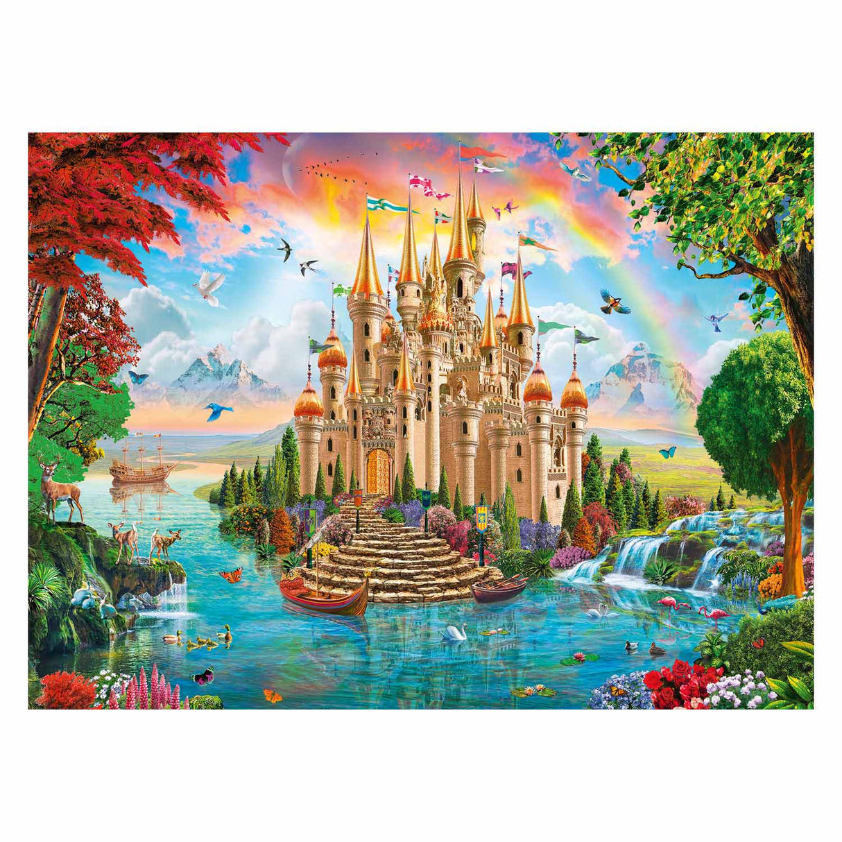Ravensburger Fairytale -lignende Castle of Play -puslespil, 100 .. Xxl