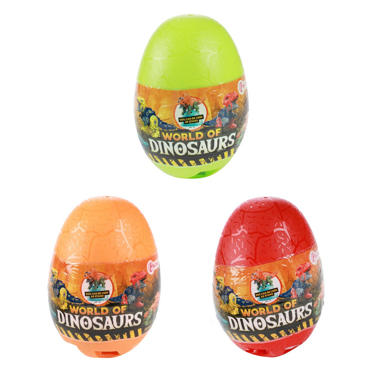 Verden av dinosaurer demontert i egg