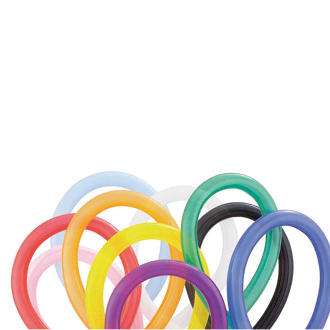 Folat bv farvede modelleringsballoner, 100 ..