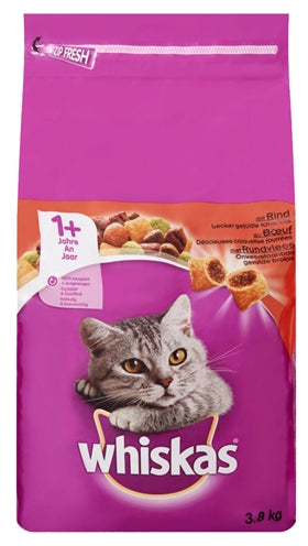 Whiskas Dry Adult Beef
