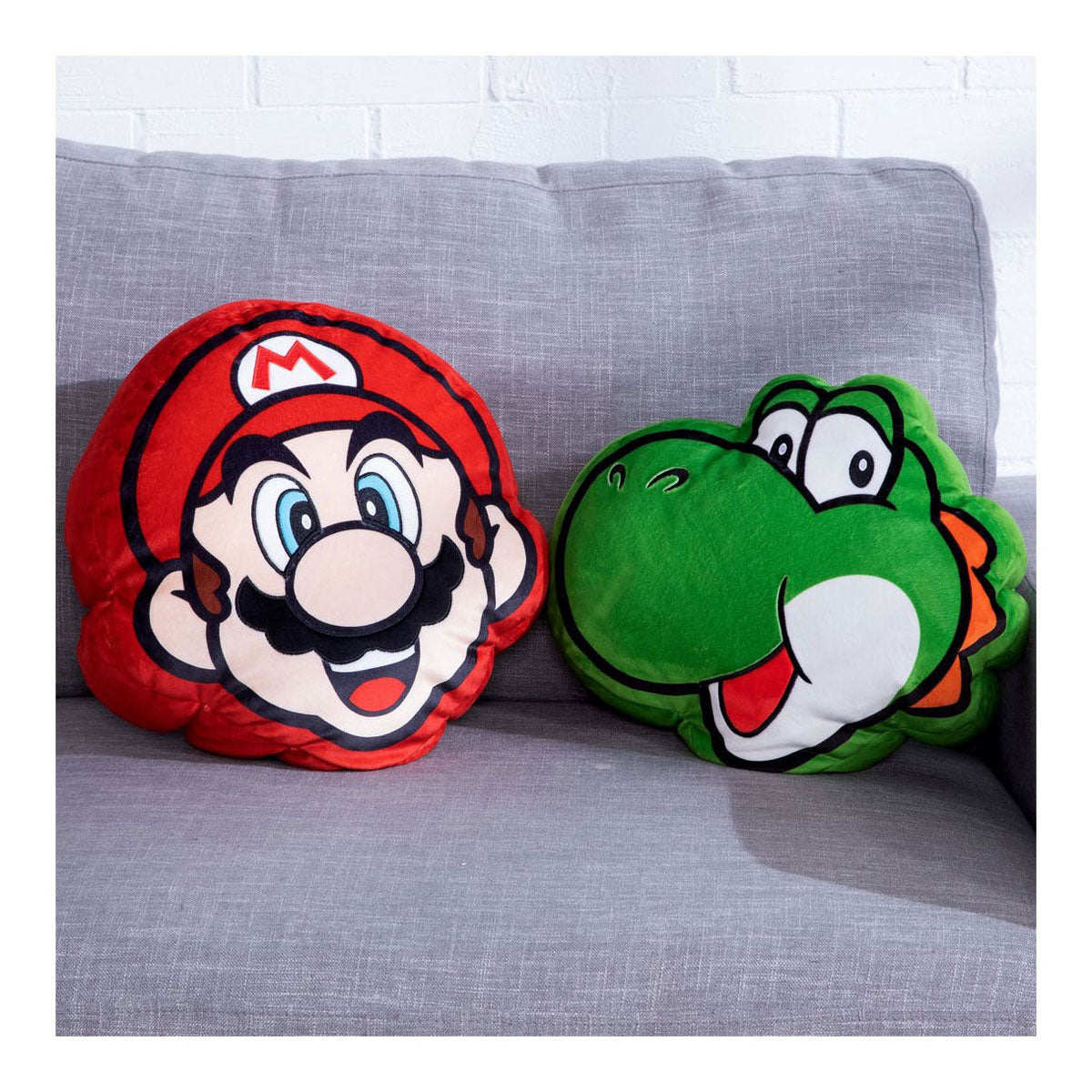 Tomy Mocchi Mocchi Mega Super Mario Yoshi Pluchen Abbraccio
