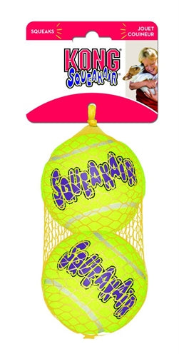Kong Squeakair tennis ball yellow with squeaker
