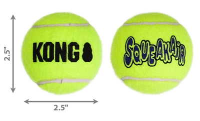 Kong Squeakair tennis ball yellow with squeaker