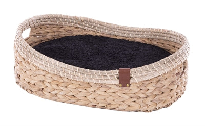 Martin Dog Basket Hanoi Couffin Braided Water Hyacinth