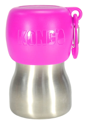 Kong H2O Trinkflasche Edelstahl rosa
