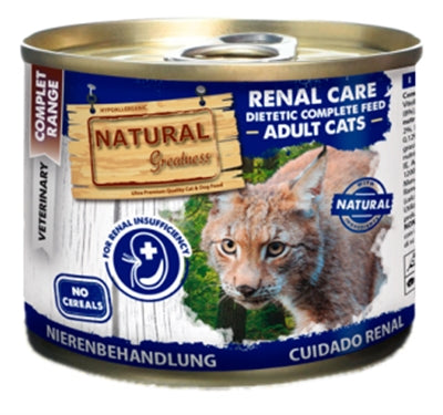 Grandeza natural gato cuidado renal dietetic junior adulto