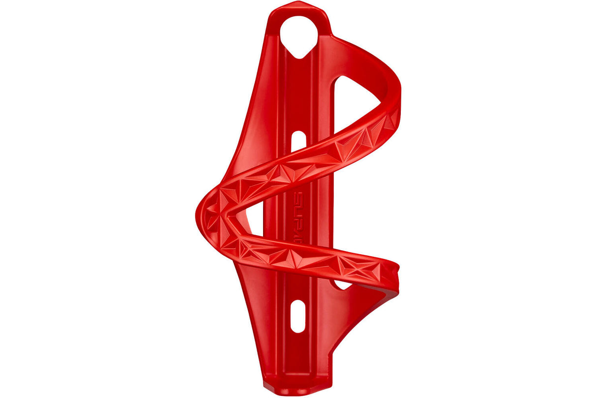 Supacaz Side swipe cage bottle holder left red