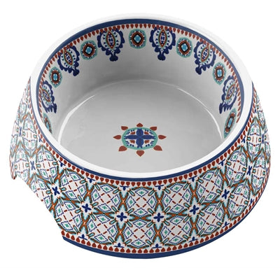 Tarhong Dog Bowl Moroccan Melamine