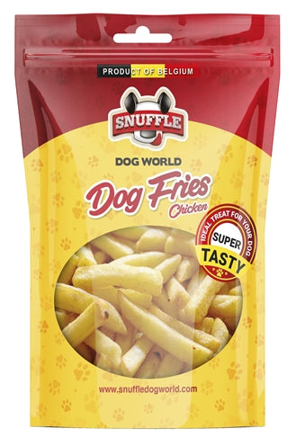 Pollo de papas fritas para perros