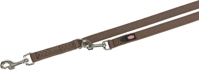 Trixie kutya póráz állítható prémium kétrétegű barna