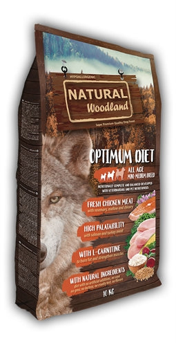 Natural Woodland Optimum mini régime alimentaire moyen