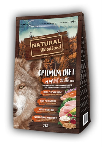 Natural Woodland Optimum mini régime alimentaire moyen
