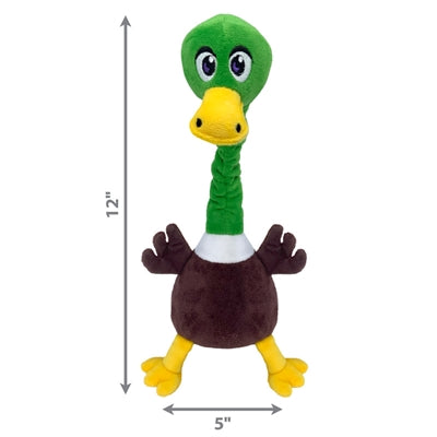 Kong Shakers bobz duck with squeak green