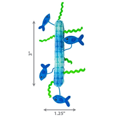 Kong kickeroo Stickeroo so zvukom vrások a modrá catnip