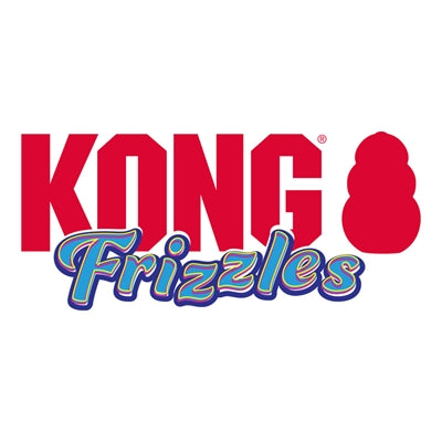 Kong Frizzle Fazzle mit Piepton und Faltenklang verstärkt
