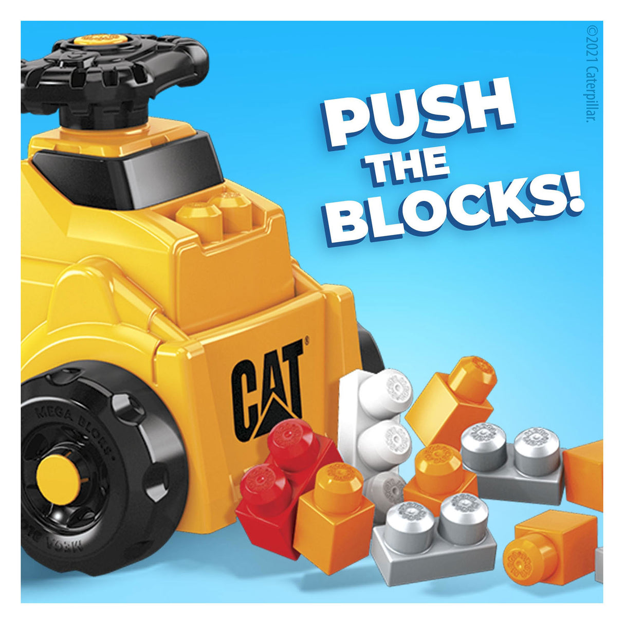 Mega Bloks CAT Build 'n Ride-on with Blocks