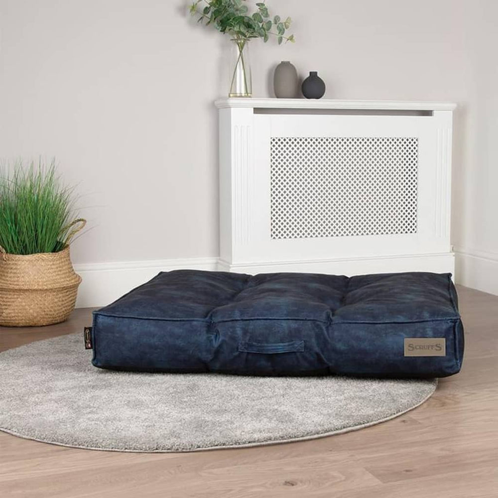 Scruffs Tramps Scruffs Tramps Cushion Kensington Tamaño M 80x60 CM Azul marino