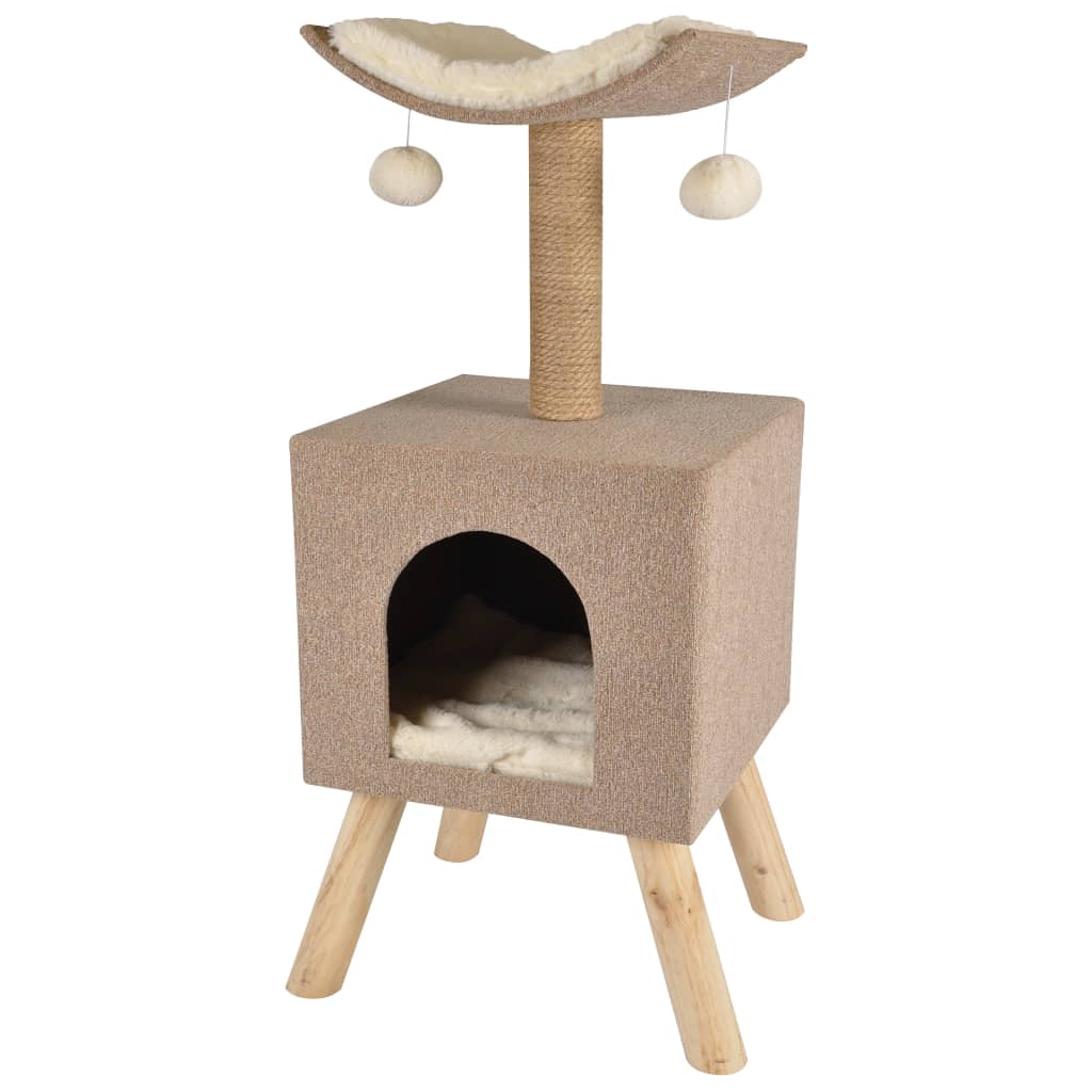 Flamingo Flamingo Cat rashing post scandi 43.5x40x54.5 cm beige 560554