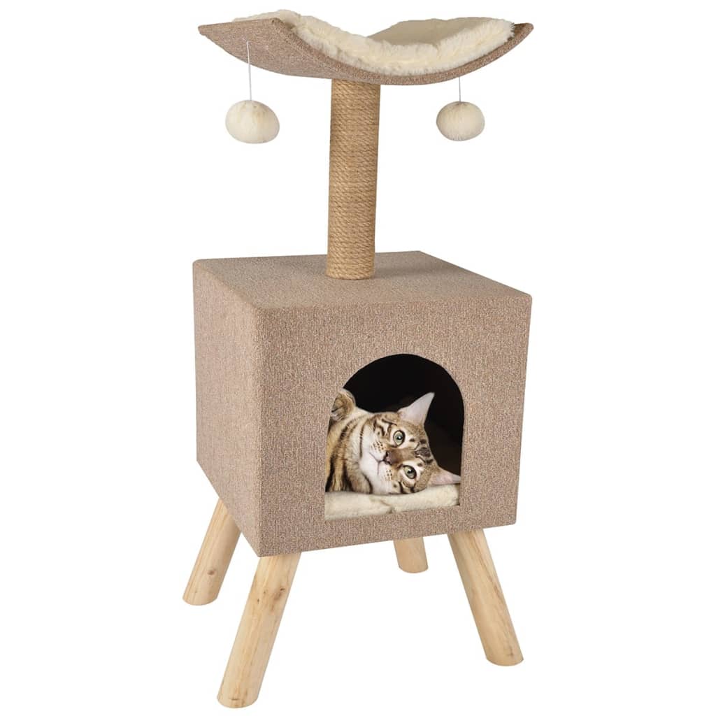 Flamingo Flamingo Cat rashing post scandi 43.5x40x54.5 cm beige 560554