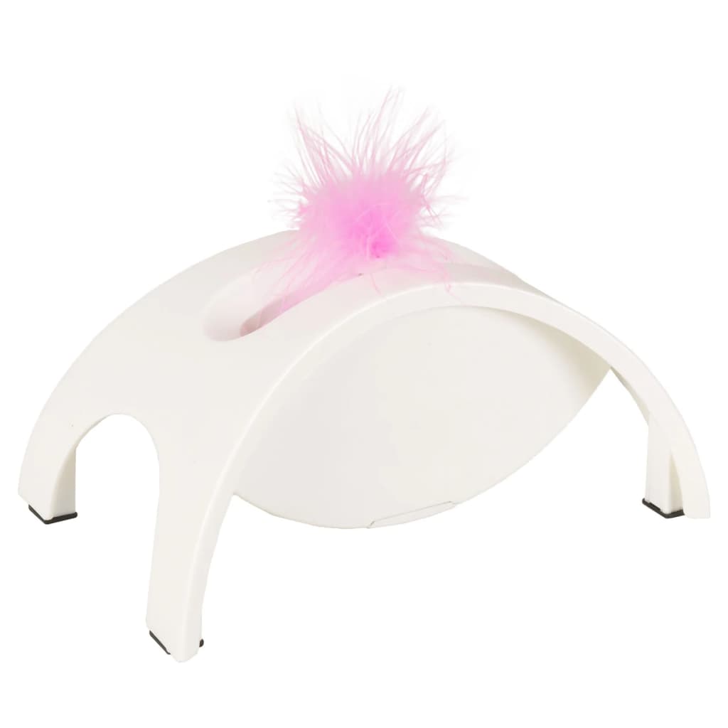 Flamingo Flamingo Cat Rolle Spielzeug Crazy Bridge 19x12x9 cm Weiß