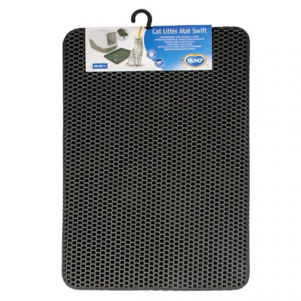 Duvoplus Duvoplus Cat Litter Mat Swift 45x65 cm black