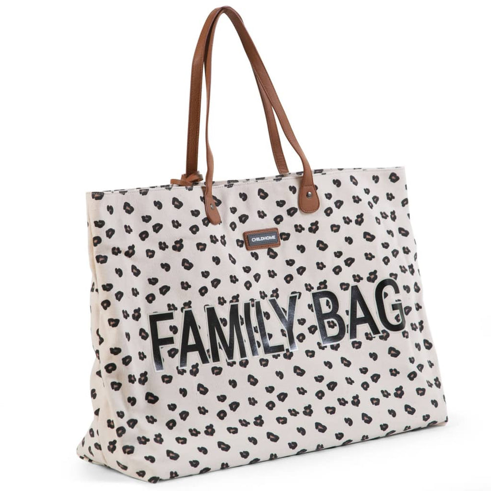 Bolsa de cuidado infantil Bag Family Bag Family Leopard Motif Canvas