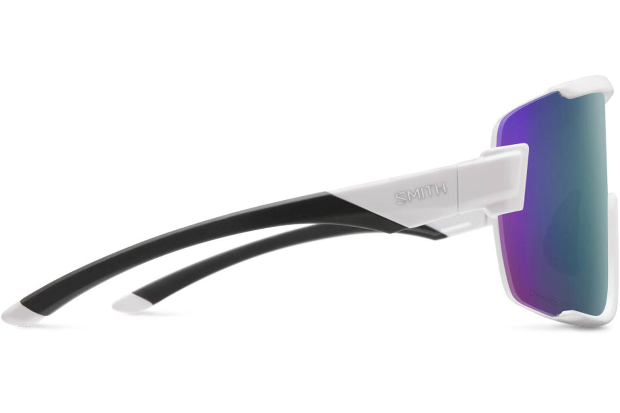 Smith Wildcat glasses white chromapop violet mirror